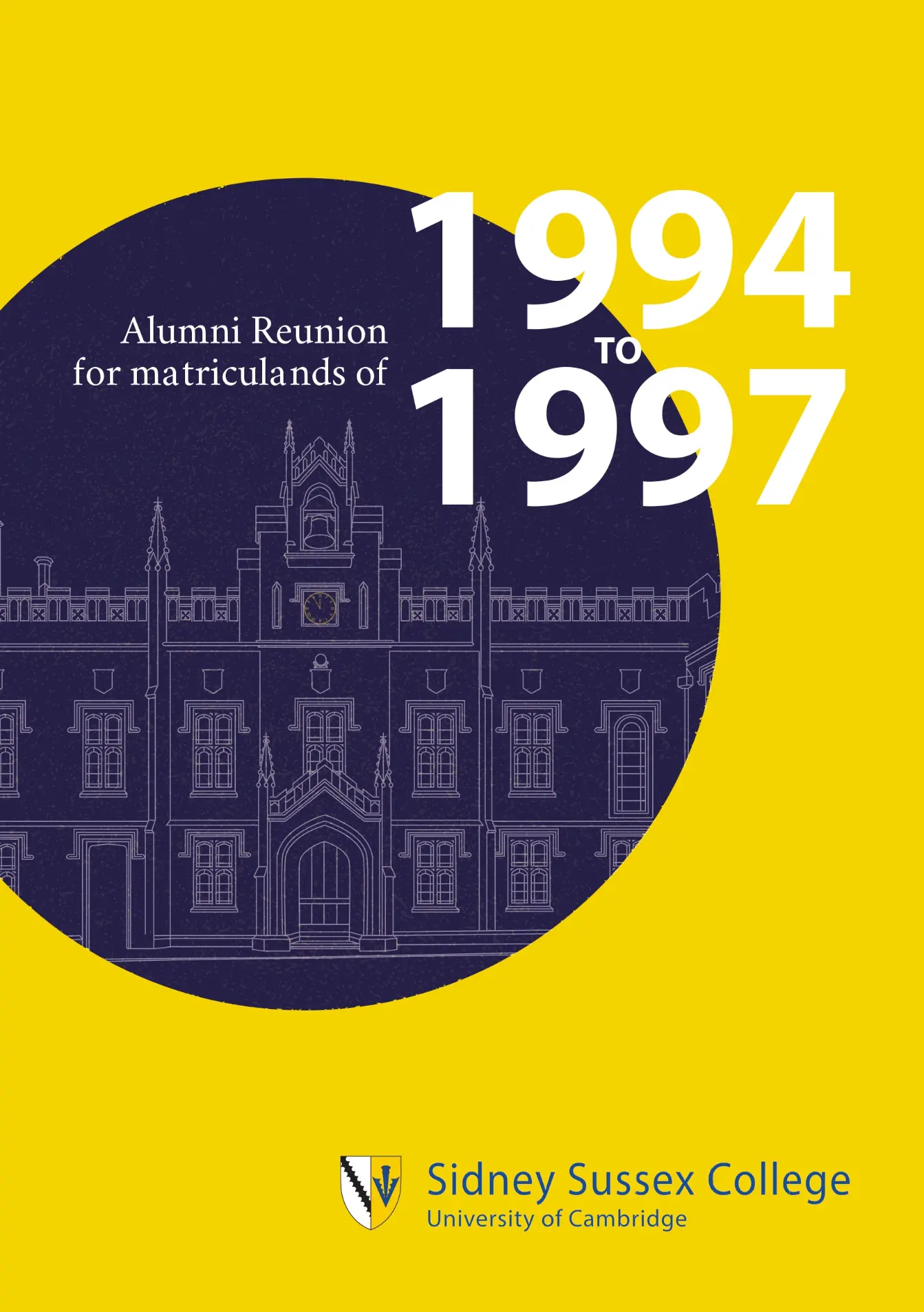 Sidney Sussex College Poster Design